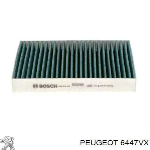 Фильтр воздушный отопителя Peugeot/Citroen 6447VX цена, от 9.35 USD