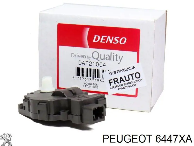 6447XA PEUGEOT Actuador de compuerta del calefacción original y equivalente
