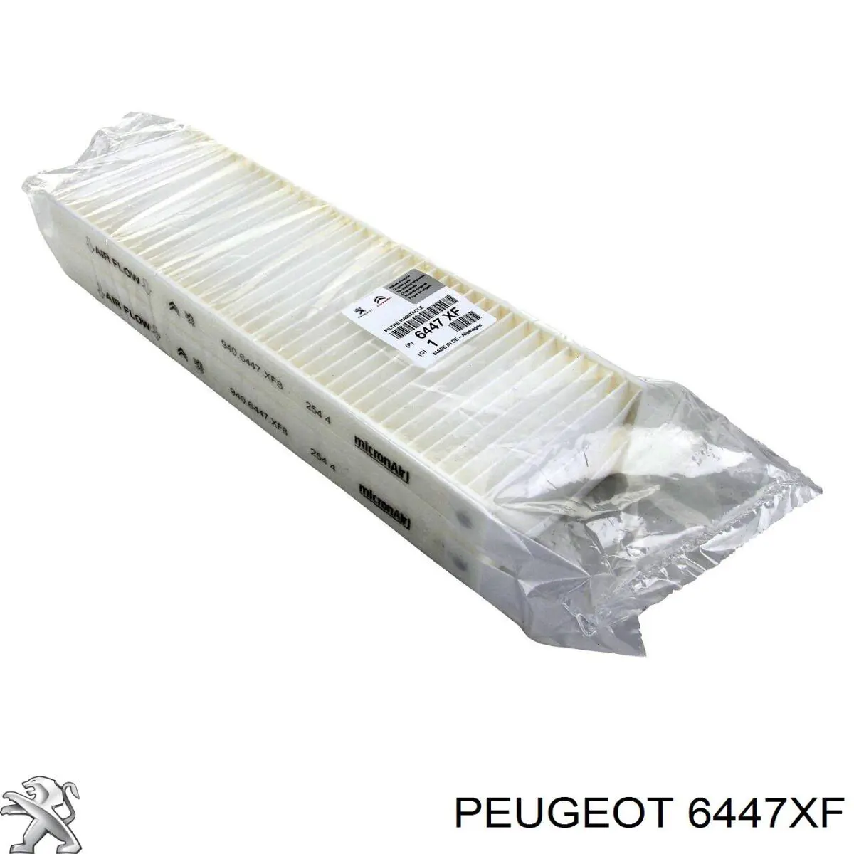 6447XF Peugeot/Citroen filtro de salão