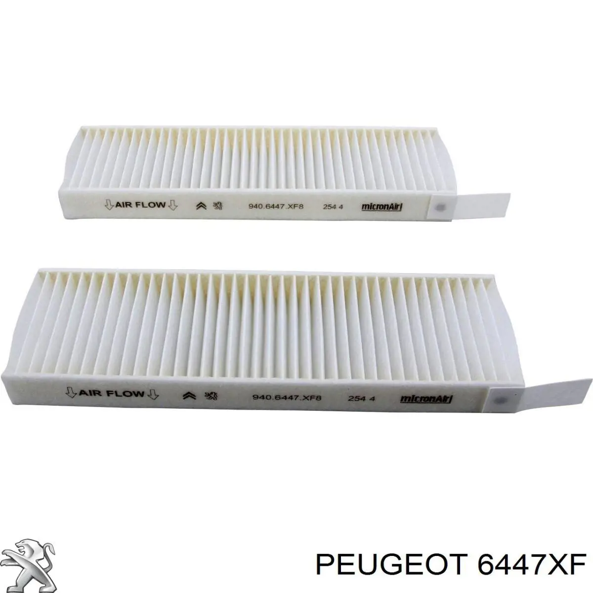 Фильтр воздушный отопителя Peugeot/Citroen 6447XF цена, от 10.61 USD