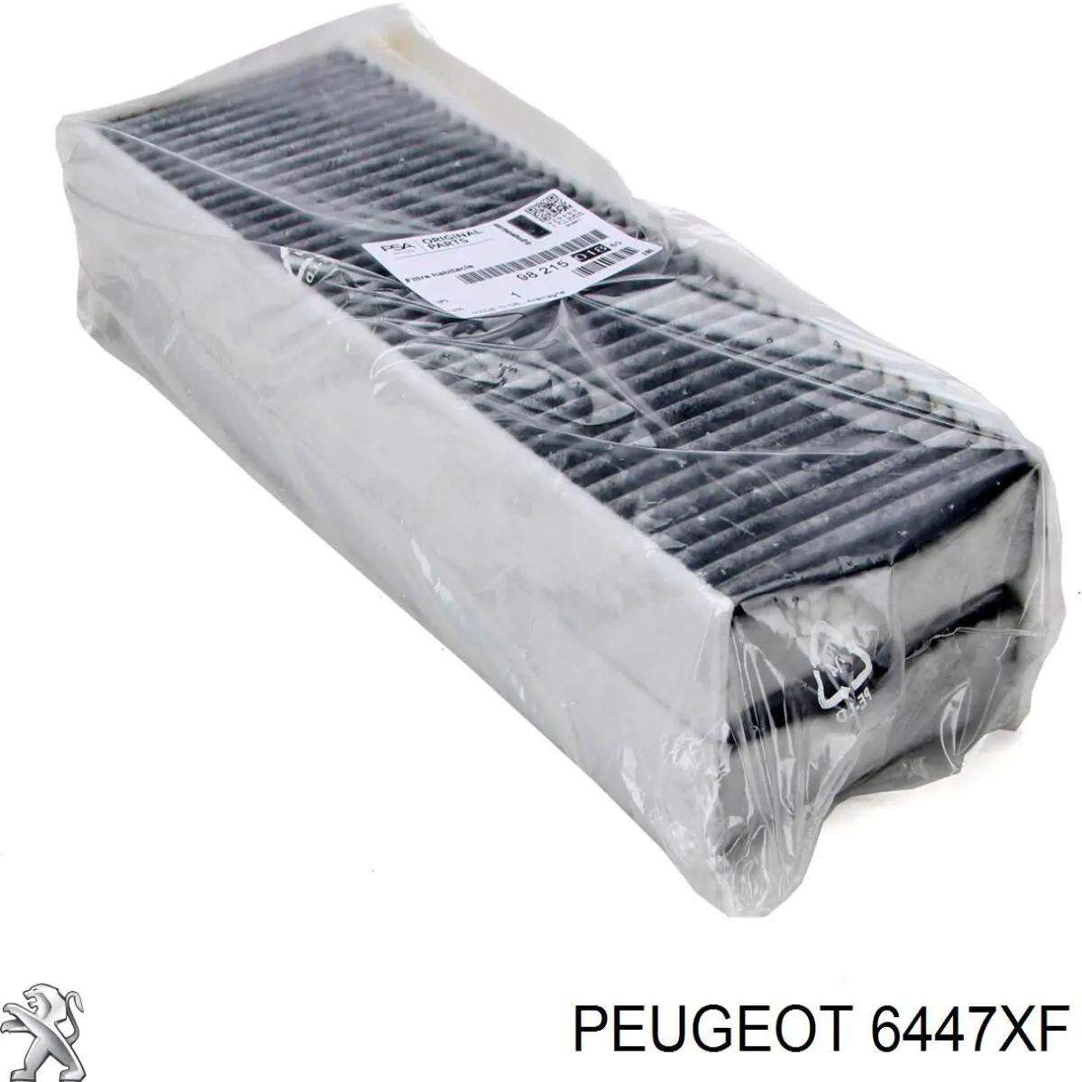 Купить 6447XF Peugeot/Citroen Фильтр салона угольный