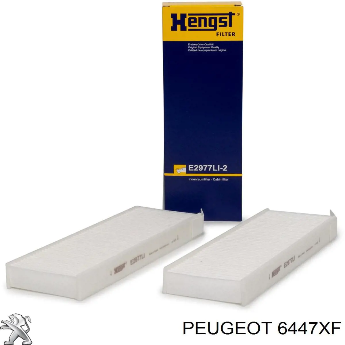 Воздушный фильтр салона Peugeot/Citroen 6447XF