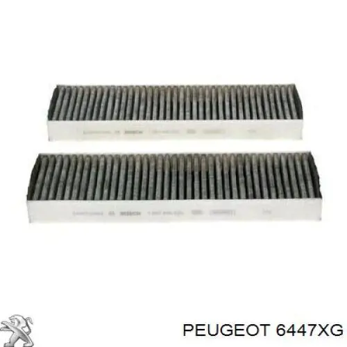 Купить 6447XG Peugeot/Citroen Фильтр салона угольный