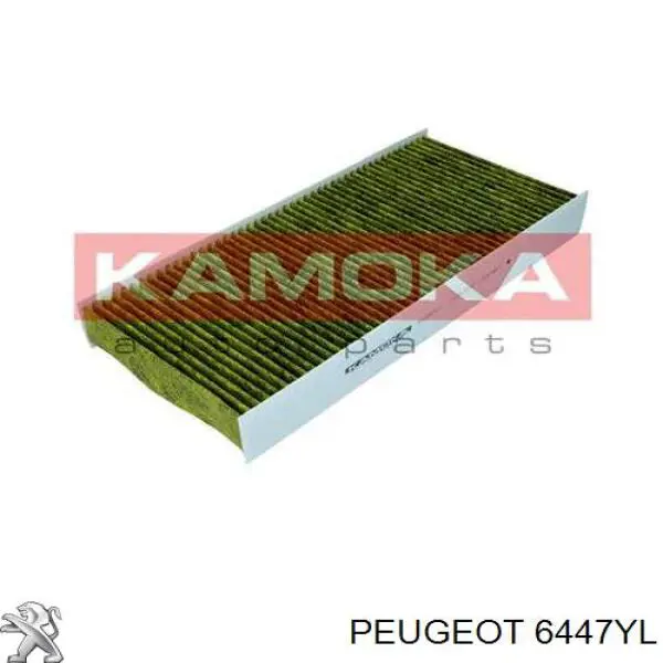 Фильтр воздушный отопителя Peugeot/Citroen 6447YL цена, от 8.18 USD