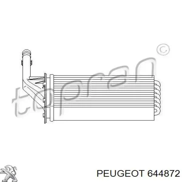 Радиатор печки (отопителя) Peugeot/Citroen 644872 цена, от 23.72 USD