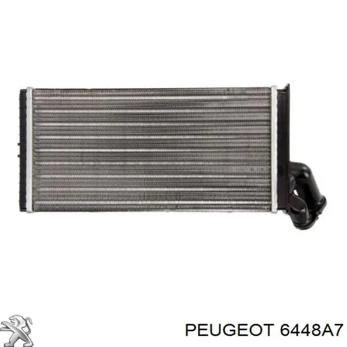 Radiador de calefacción 6448A7 Peugeot/Citroen