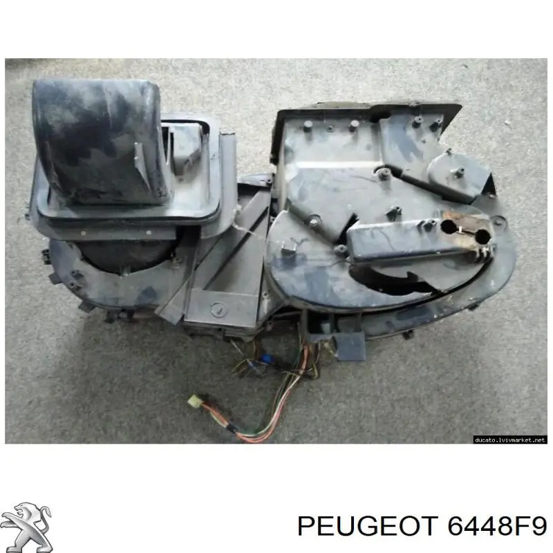 Радиатор печки (отопителя) Peugeot/Citroen 6448F9 цена, от 15.53 USD