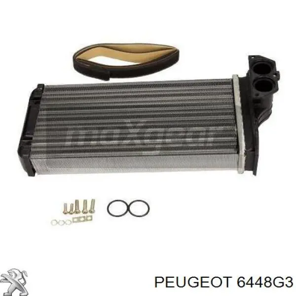 Radiador de forno (de aquecedor) 6448G3 Peugeot/Citroen