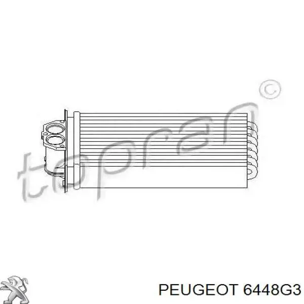 Радиатор печки (отопителя) Peugeot/Citroen 6448G3