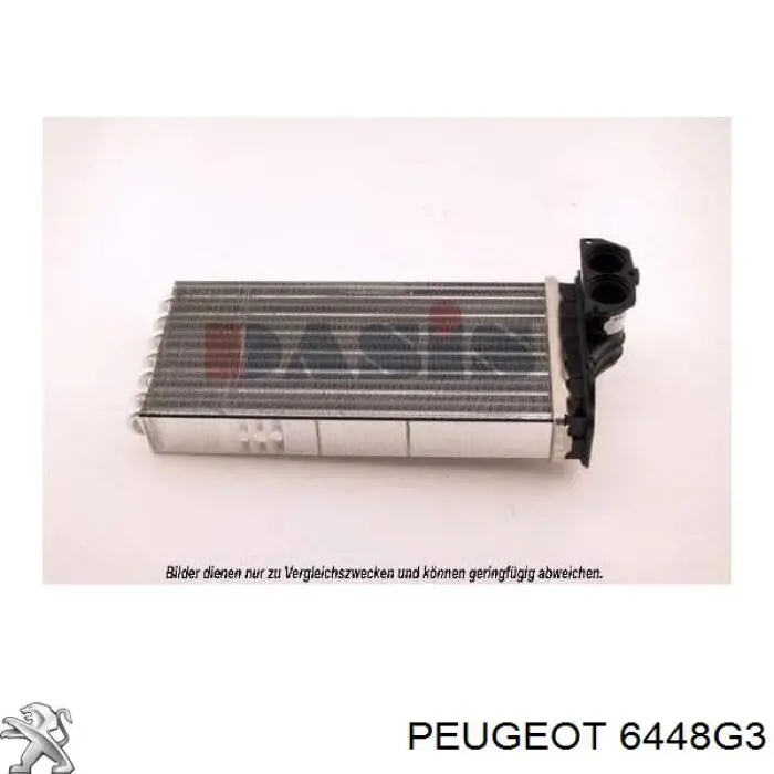 Compre 6448G3 Peugeot/Citroen Radiador de forno (de aquecedor)