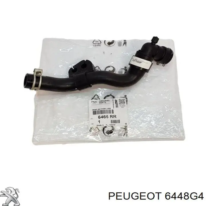 Купить 6448G4 Peugeot/Citroen Шланг радиатора отопителя/печки