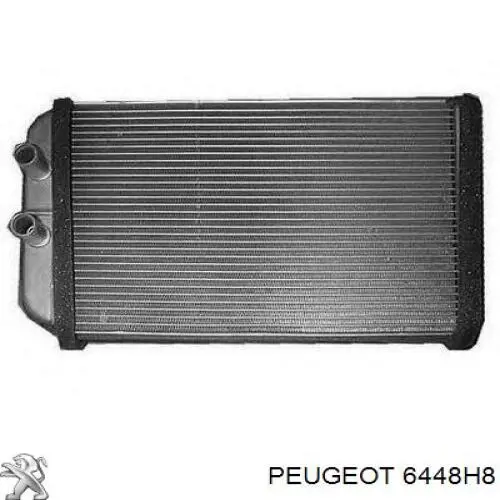 6448H8 Peugeot/Citroen радиатор печки