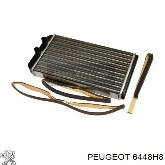 Radiador de calefacción 6448H8 Peugeot/Citroen