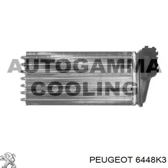 Радиатор печки 6448K3 Peugeot/Citroen