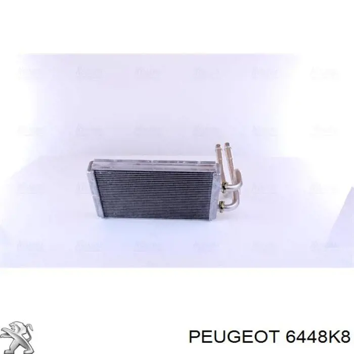 Радиатор печки 6448K8 Peugeot/Citroen