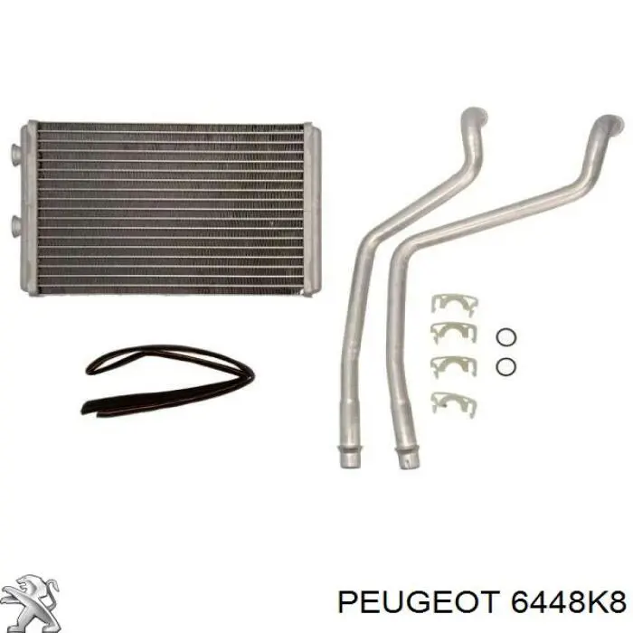 Radiador de calefacción 6448K8 Peugeot/Citroen