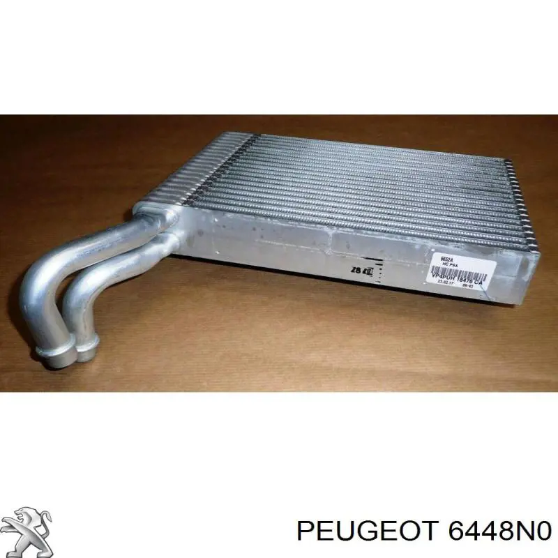 6448N0 Peugeot/Citroen radiador de forno (de aquecedor)