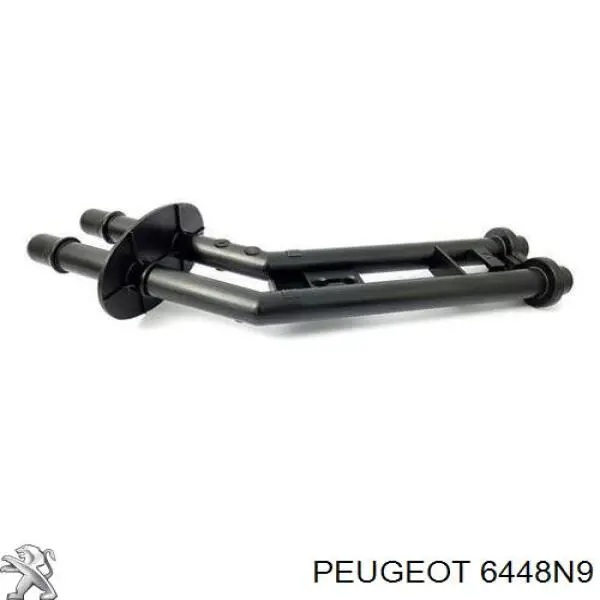 Шланг радиатора отопителя (печки), сдвоенный Peugeot/Citroen 6448N9