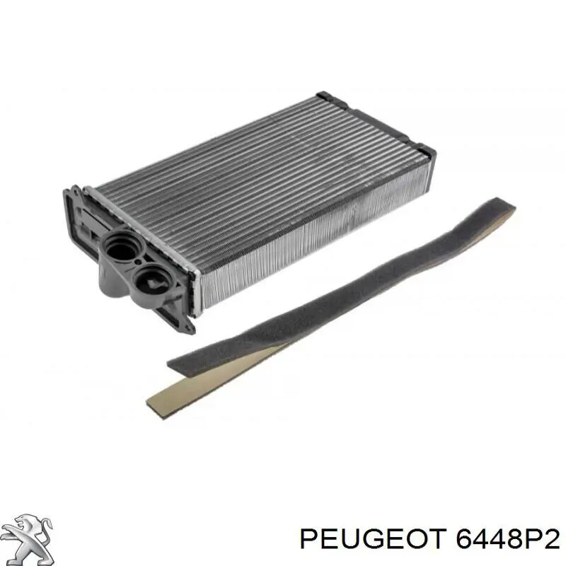 6448P2 Peugeot/Citroen radiador de forno (de aquecedor)