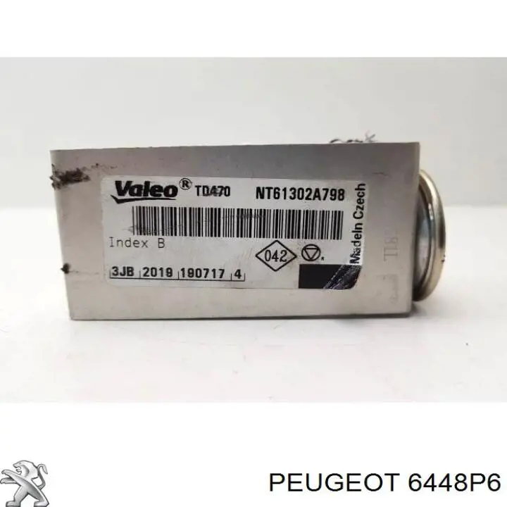 Válvula de forno (de aquecedor) Peugeot/Citroen 6448P6 preço, a partir de 54,54 USD