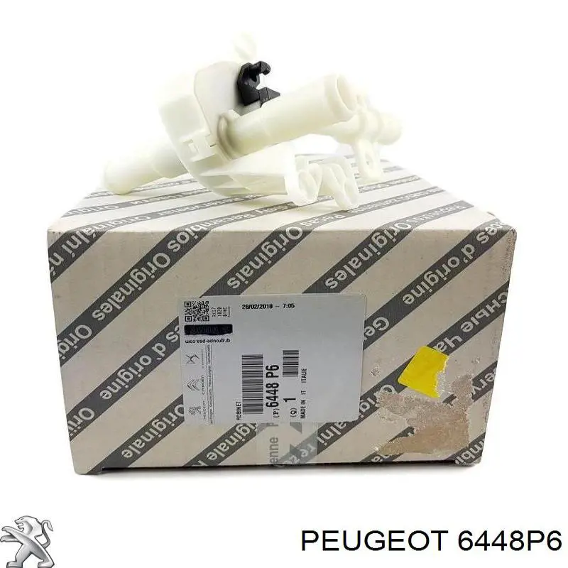 Válvula de forno (de aquecedor) 6448P6 Peugeot/Citroen