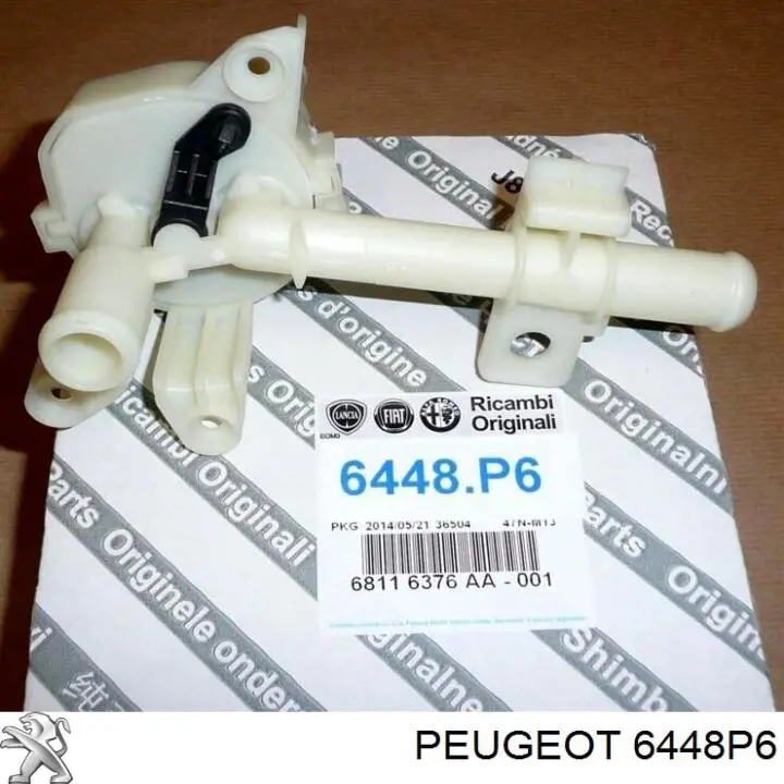 6448P6 Peugeot/Citroen Válvula de forno (de aquecedor)