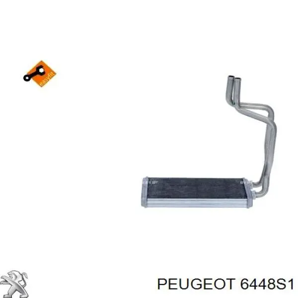 6448S1 Peugeot/Citroen радиатор печки