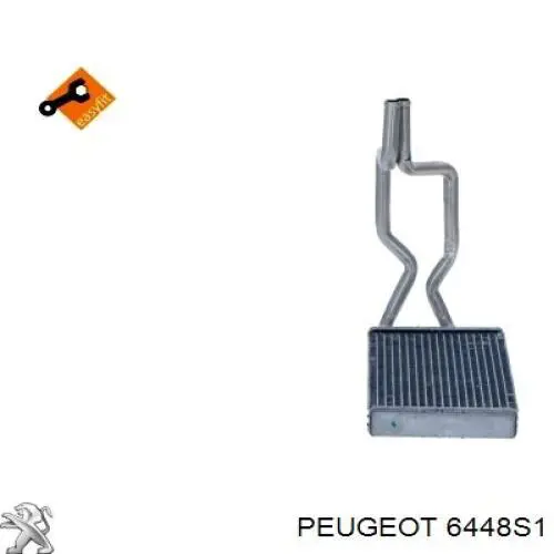 Radiador de calefacción 6448S1 Peugeot/Citroen