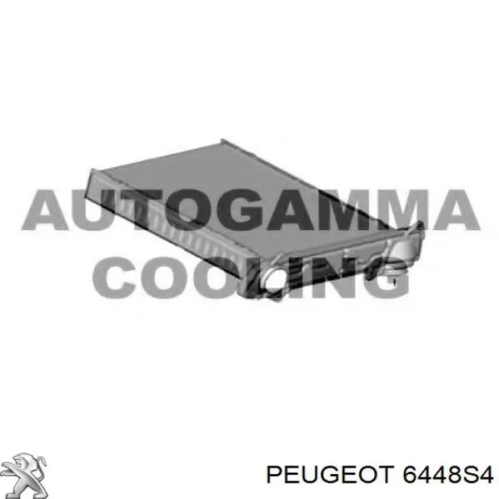 Радиатор печки (отопителя) Peugeot/Citroen 6448S4 цена, от 58.39 USD