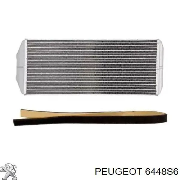 Radiador de calefacción 6448S6 Peugeot/Citroen