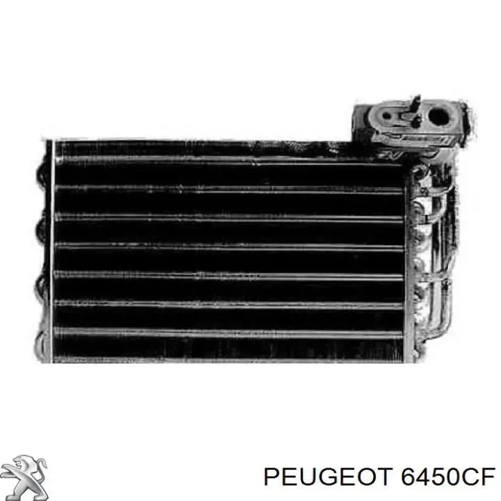6450CF Peugeot/Citroen vaporizador de aparelho de ar condicionado