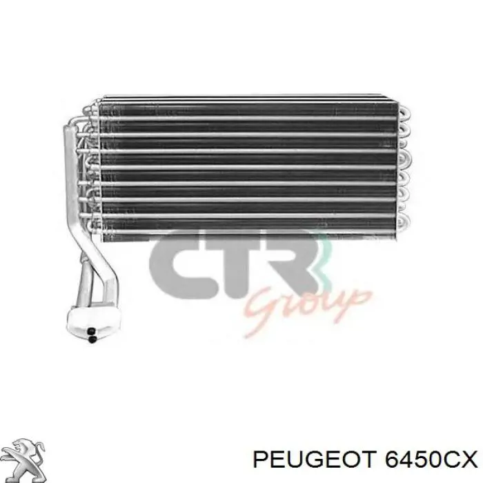 6450CX Peugeot/Citroen испаритель кондиционера