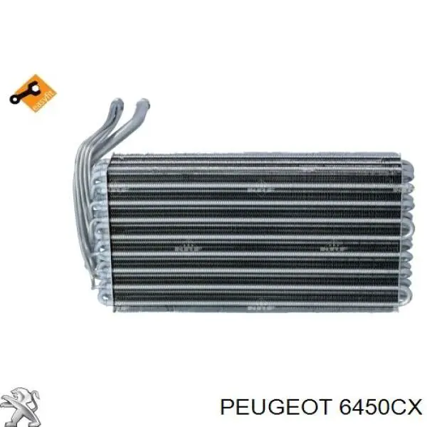 Evaporador, aire acondicionado 6450CX Peugeot/Citroen