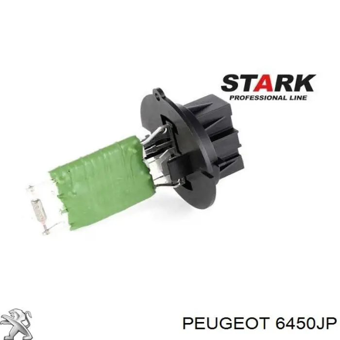 Резистор (сопротивление) вентилятора печки (отопителя салона) Peugeot/Citroen 6450JP