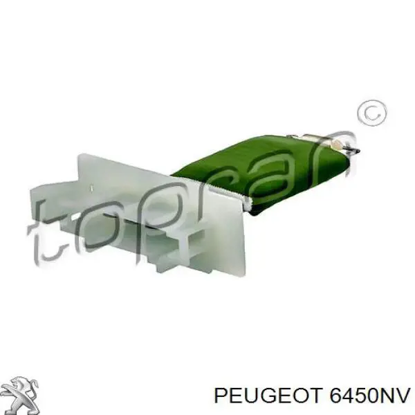 6450NV Peugeot/Citroen resistor (resistência de ventilador de forno (de aquecedor de salão))