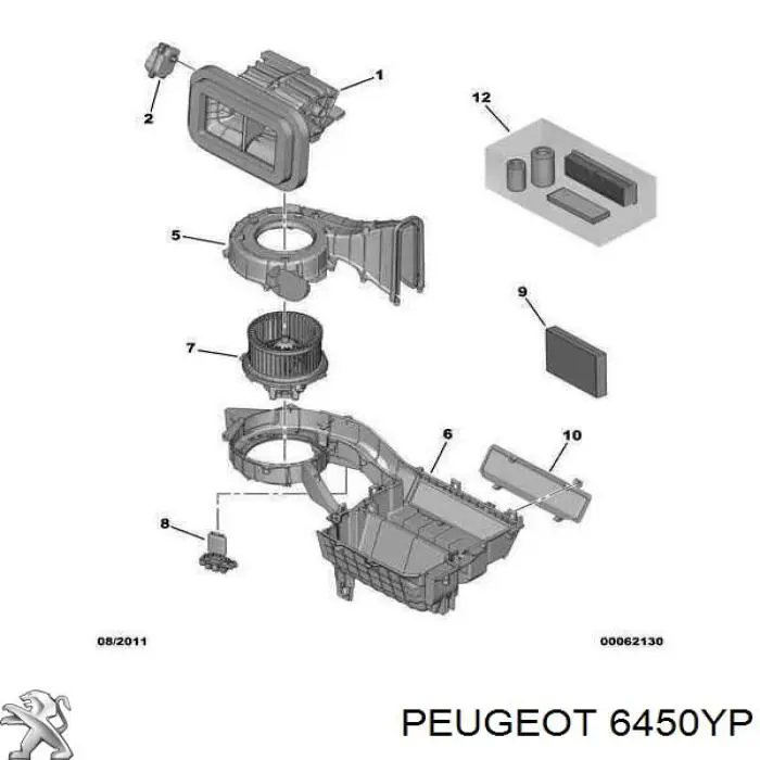 6450YP Peugeot/Citroen 