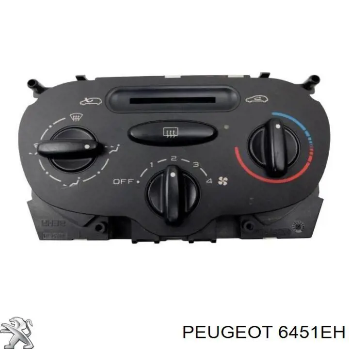 Unidade de controlo dos modos de aquecimento/condicionamento para Peugeot 206 (2A/C)