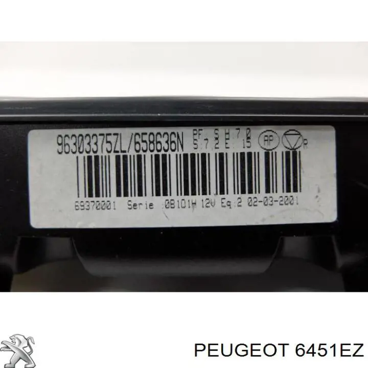 Unidade de controlo dos modos de aquecimento/condicionamento para Peugeot 406 (8B)