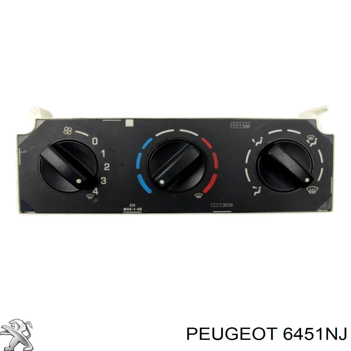 Регулятор вентилятора отопителя Peugeot/Citroen 6451NJ цена, от 14.08 USD