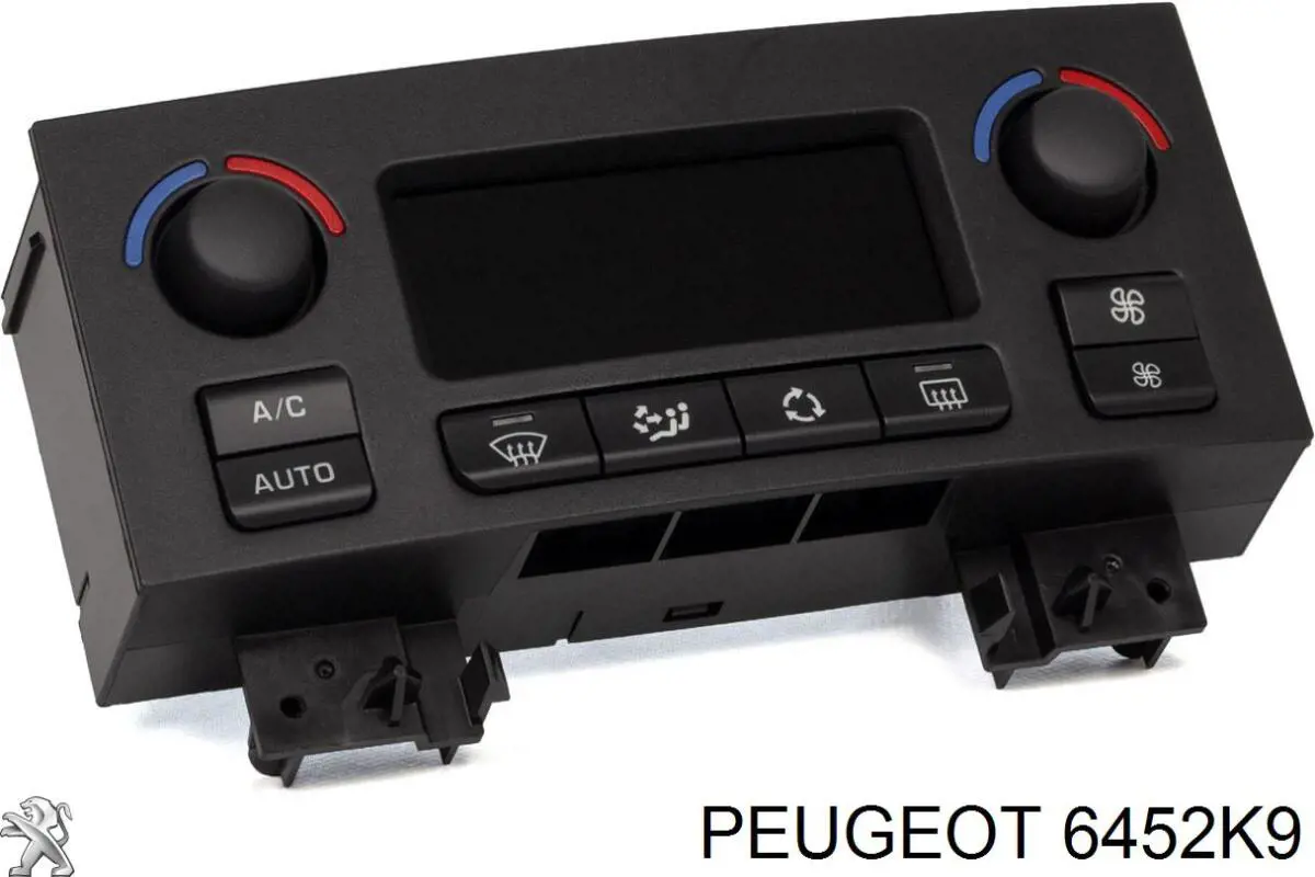 6452K9 Peugeot/Citroen блок управления режимами отопления/кондиционирования