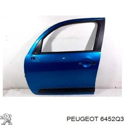 6452Q3 Peugeot/Citroen Механизм управления кондиционером