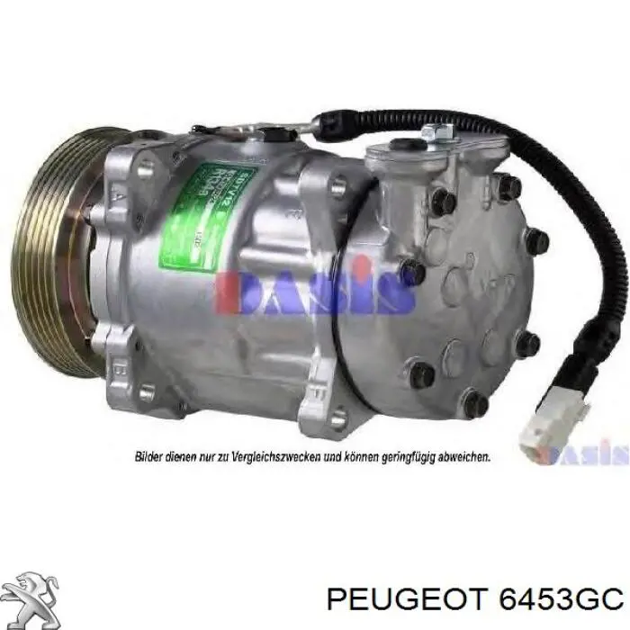 Купить 6453GC Peugeot/Citroen Компрессор климатической установки
