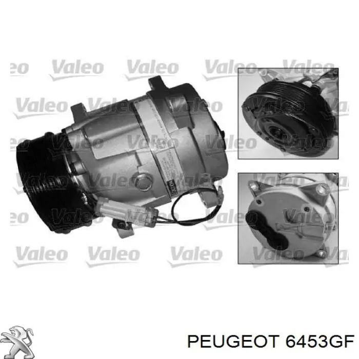 Компрессор кондиционера 6453GF Peugeot/Citroen