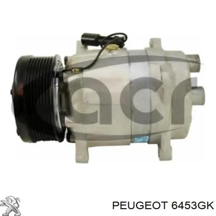 Compresor de aire acondicionado 6453GK Peugeot/Citroen