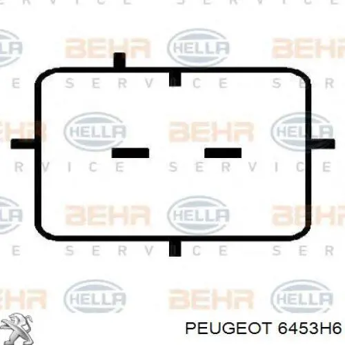 6453H6 Peugeot/Citroen Компрессор хладагента