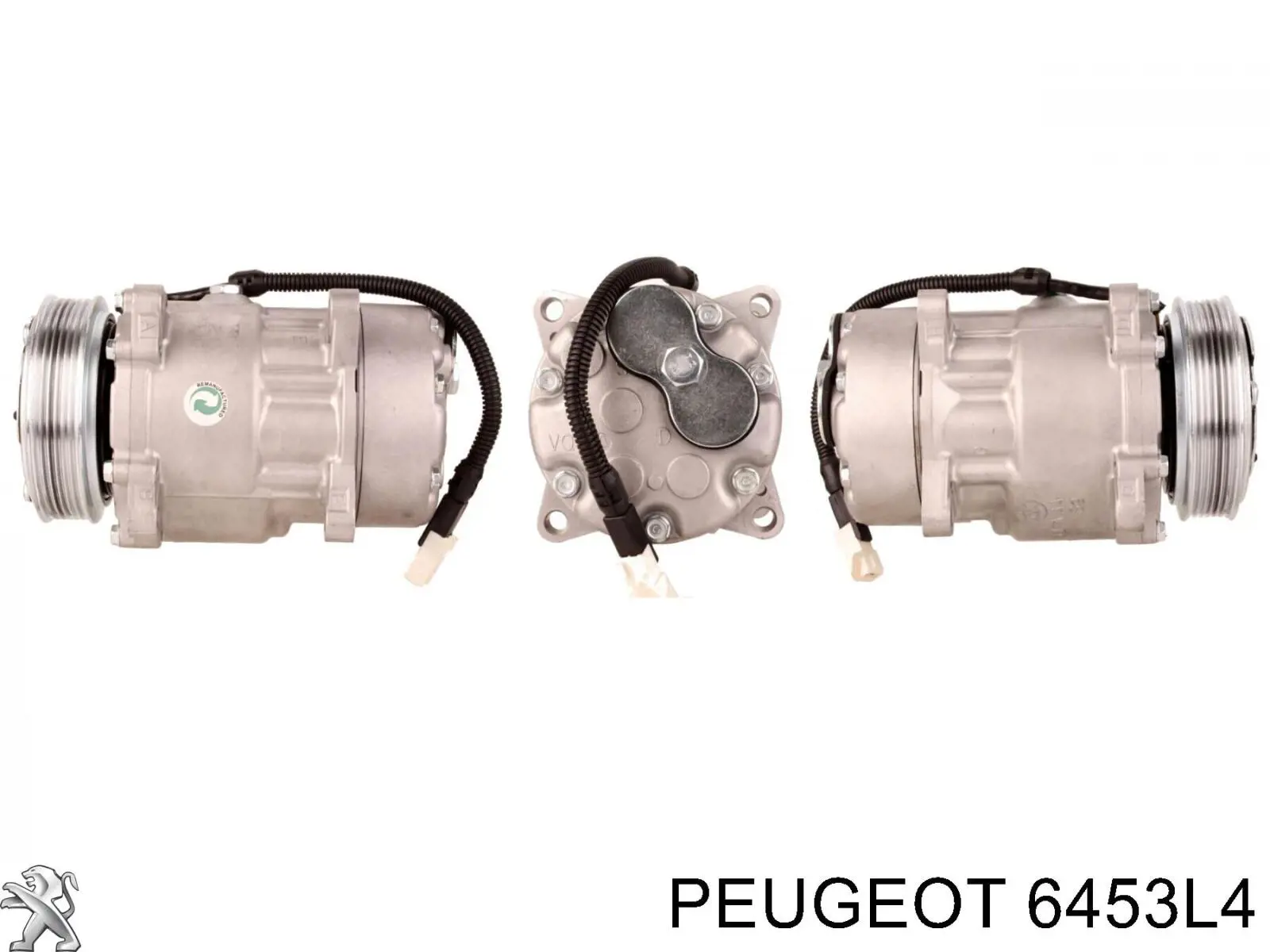 6453L4 Peugeot/Citroen компрессор кондиционера