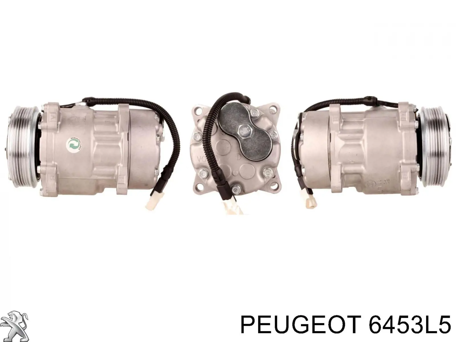 Compresor de aire acondicionado 6453L5 Peugeot/Citroen