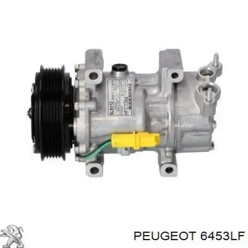 Compresor de aire acondicionado 6453LF Peugeot/Citroen