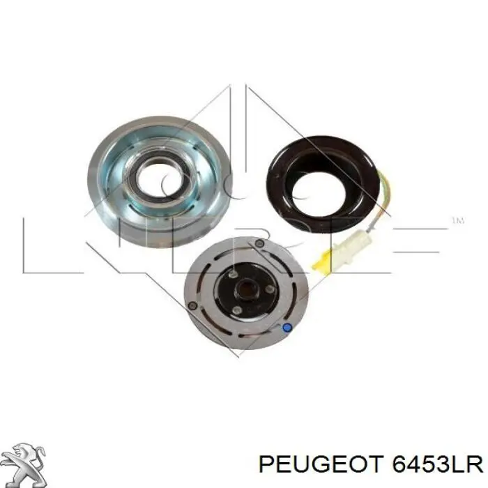 Компрессор кондиционера 6453LR Peugeot/Citroen
