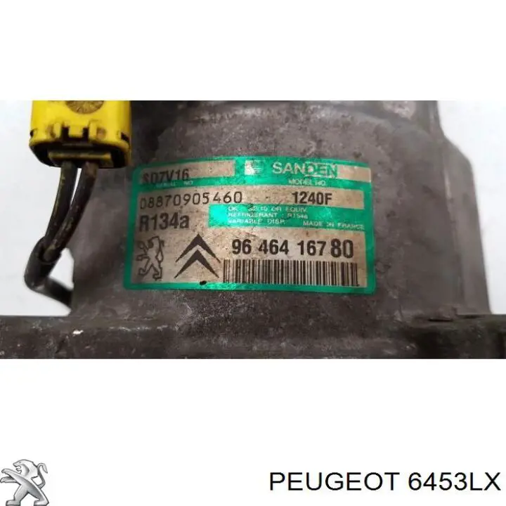 Насос кондиционера Peugeot/Citroen 6453LX
